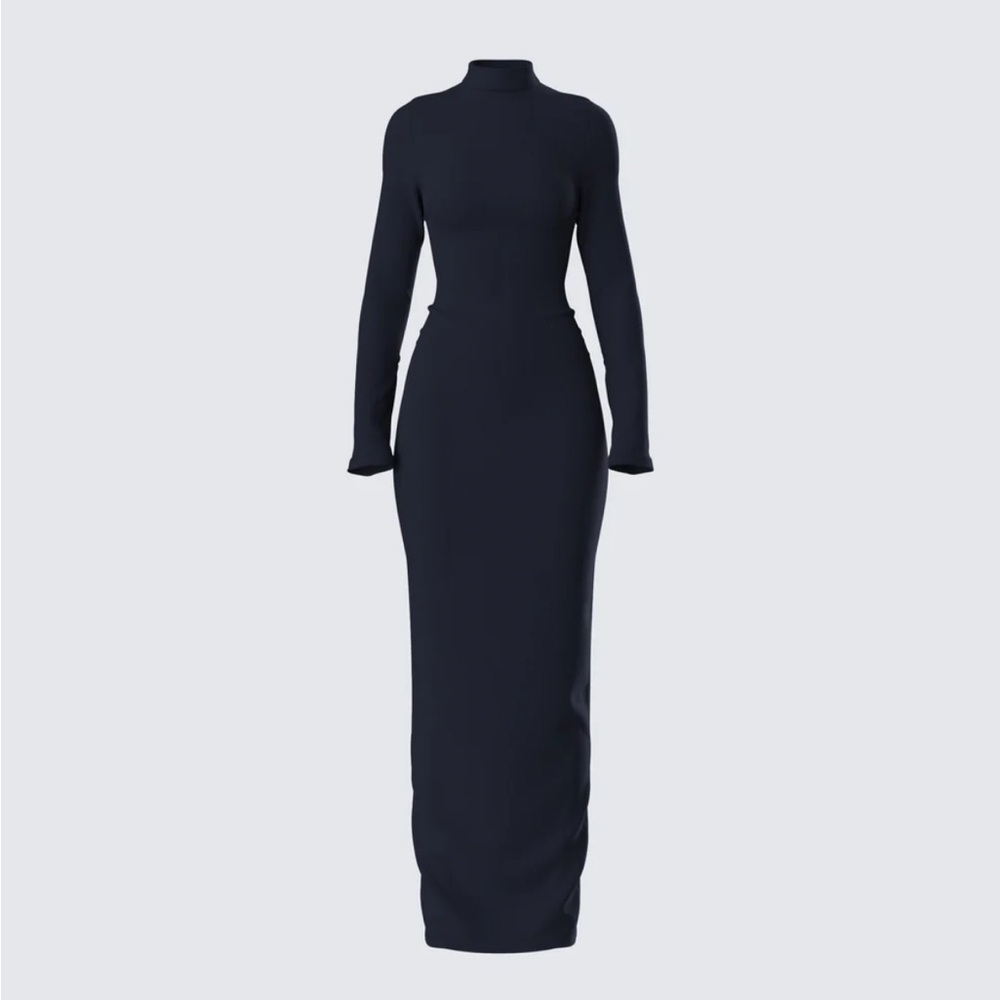 Finesse Lola Black Bodycon Maxi Dress
